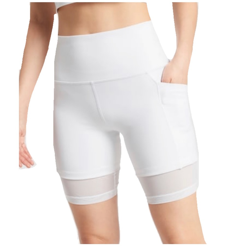 Athleta Mesh Me Up Stash Pocket Shorts